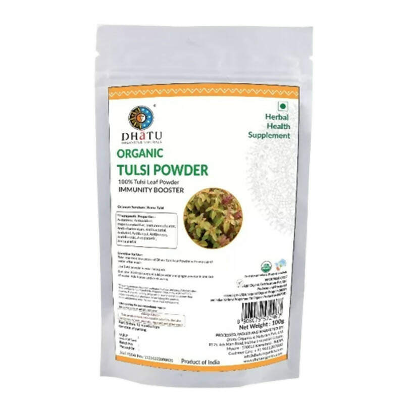 Dhatu Organics & Naturals Tulsi Leaf Powder - Distacart