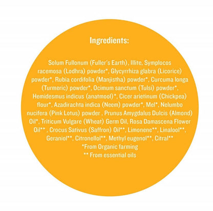 Soultree Radiance Face Pack Ingredients
