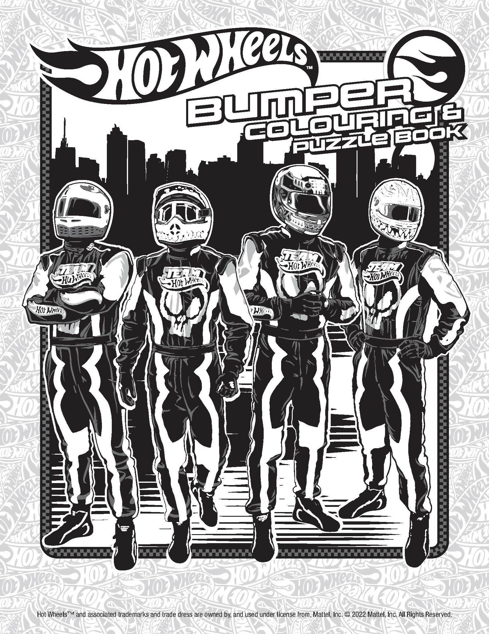 Dreamland Publications Hot Wheels Bumper Colouring & Puzzle Book : Children Drawing, Painting & Colouring Book - Distacart