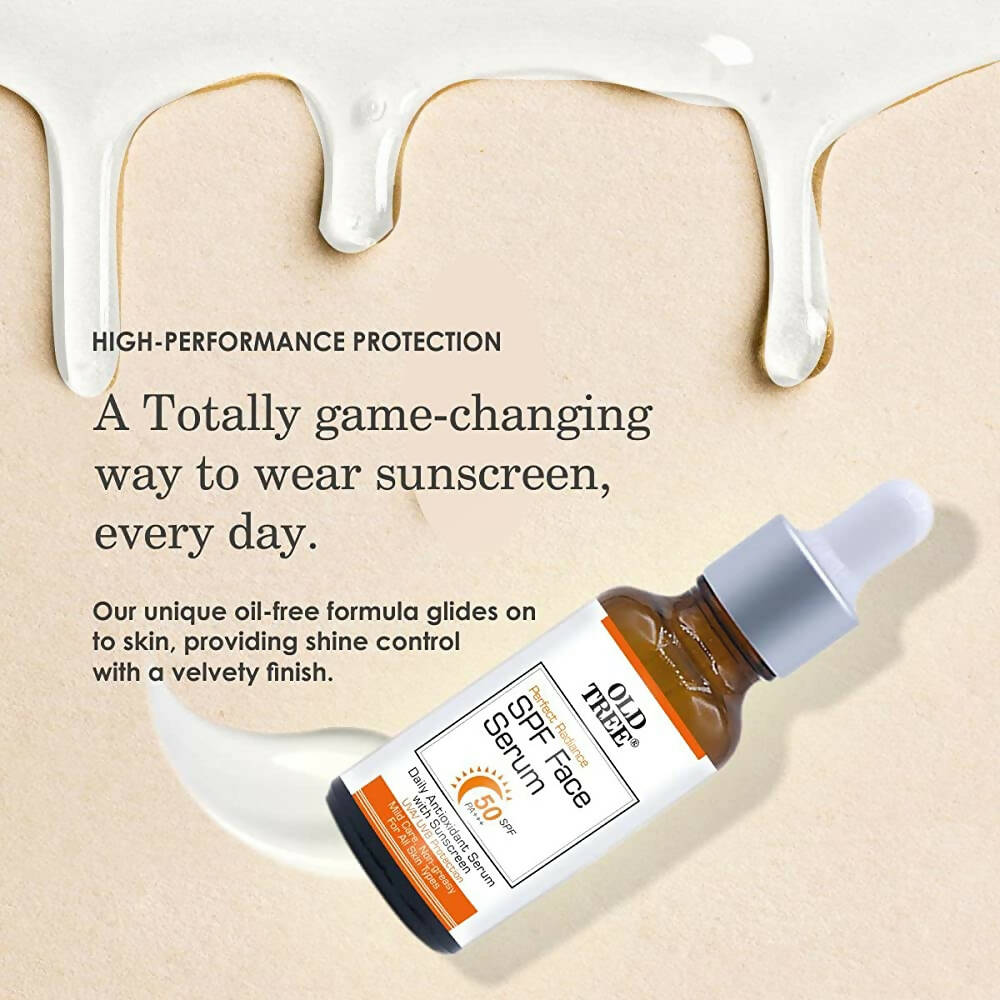 Old Tree SPF Face Serum with SPF50 for Sun Protection - Distacart