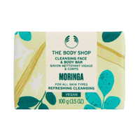 Thumbnail for The Body Shop Moringa Cleansing Face & Body Bar - Distacart
