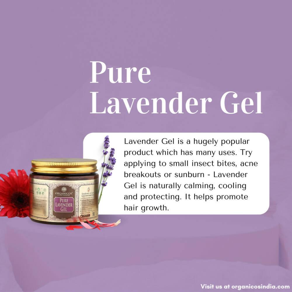 Organicos Pure Lavender Face Gel - Distacart