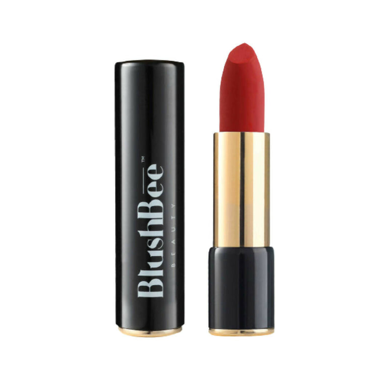 BlushBee Organic Beauty Lip Nourishing Vegan Lipstick - Party Red - Distacart