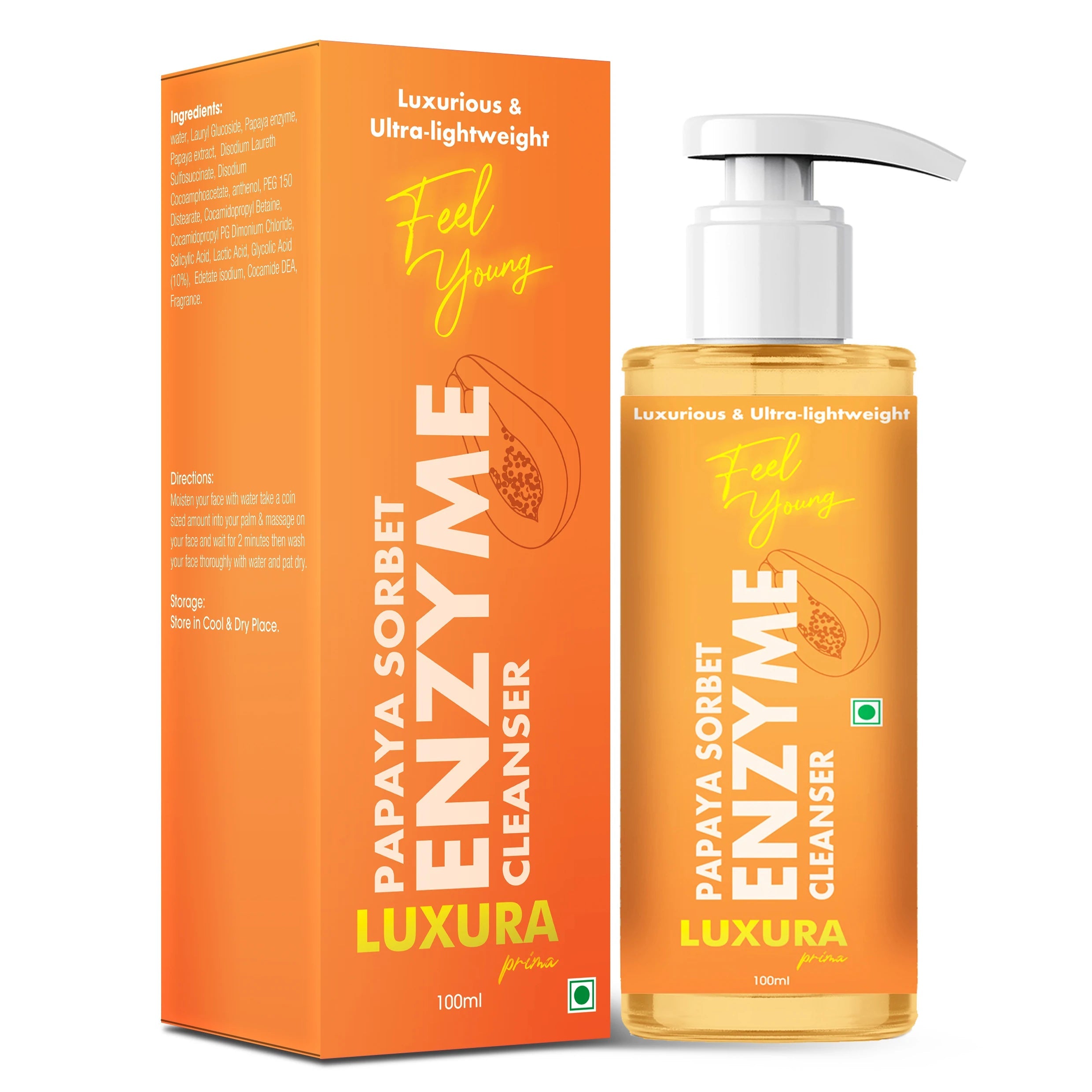 Luxura Prima Papaya Cleanser - Distacart