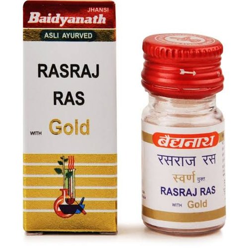 Baidyanath Rasraj Ras 1Gm (10 Tablets) - Distacart