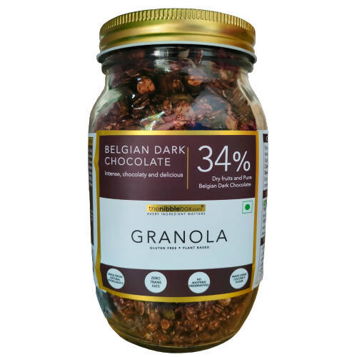 Thenibblebox Belgian Dark Chocolate Granola - Distacart