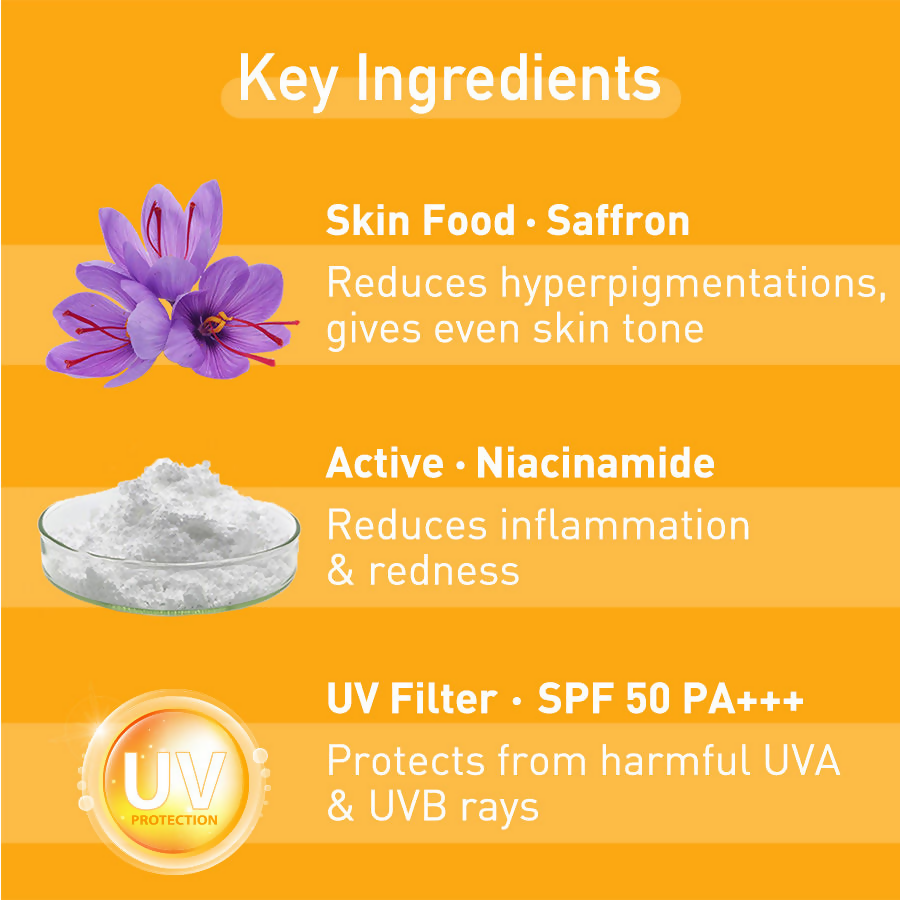 PureSense Sun Care Glow Cream With SPF 50+++ - Distacart