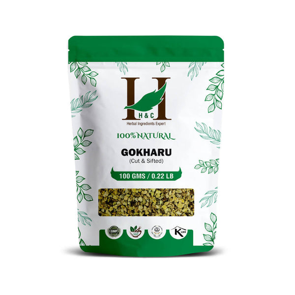 H&C Herbal Gokhru Cut & Shifted Herbal Tea Ingredient - Distacart