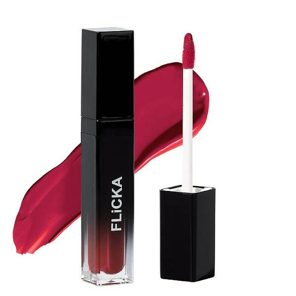 FLiCKA Set and Attack Liquid Matte Lipstick 01 Crunchy Carrot - Red - Distacart