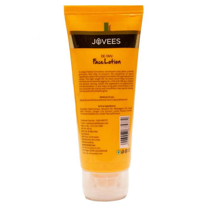 Jovees De Tan Face Lotion With SPF 40 PA++ - Distacart