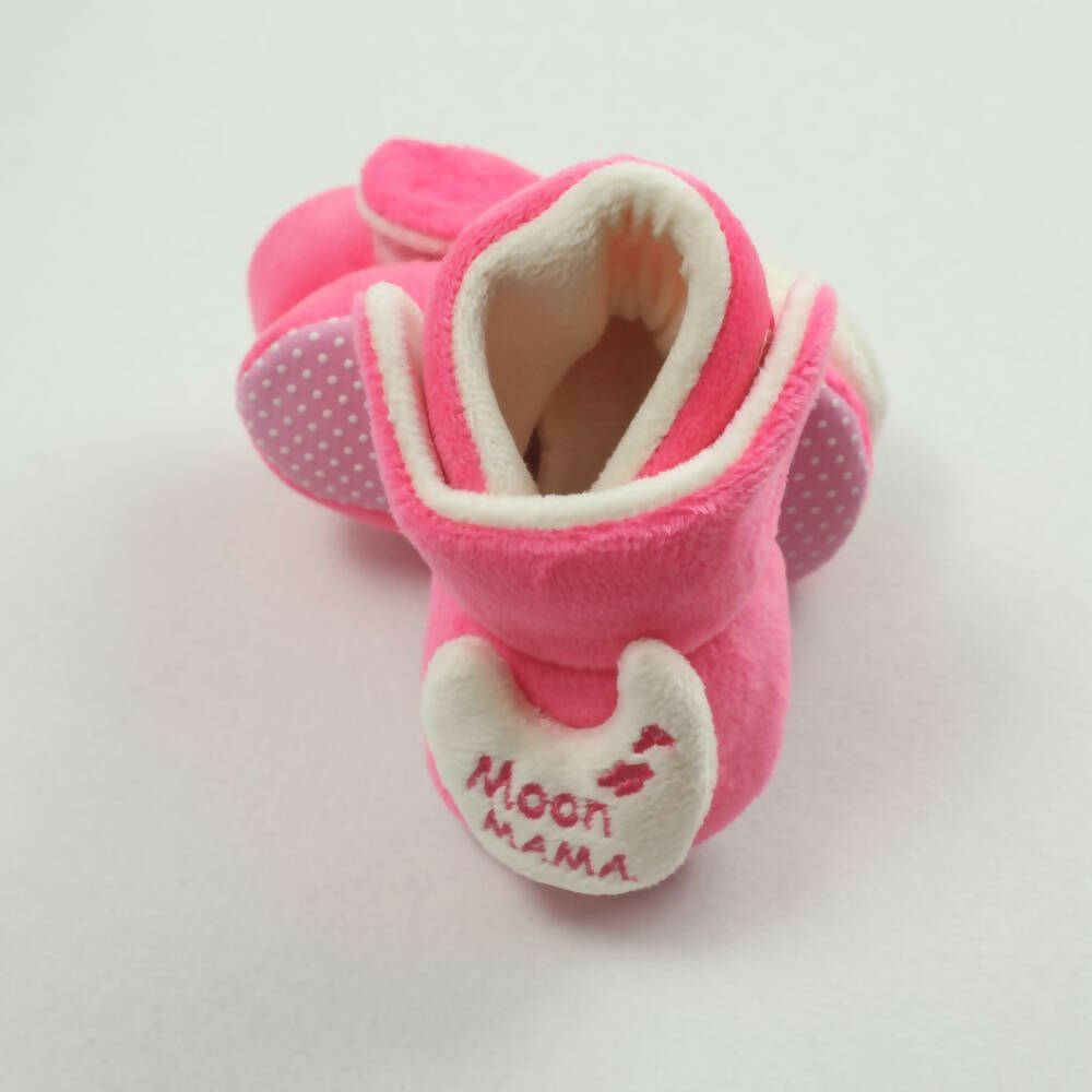 Tiny Bugs For Boys & Girls Baby Winter Booties - Pink - Distacart