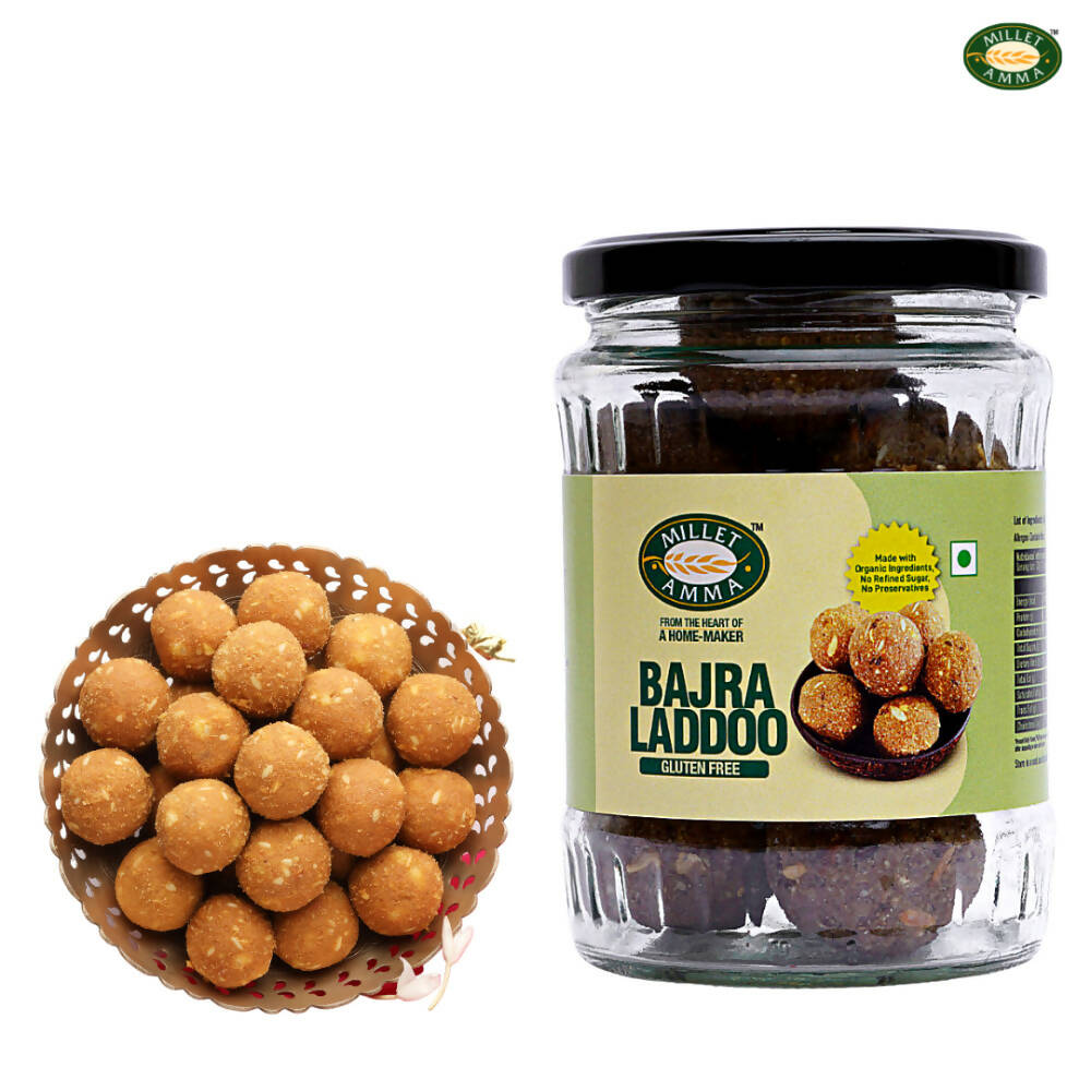 Millet Amma Bajra Laddoo -Made with Jaggery - Distacart