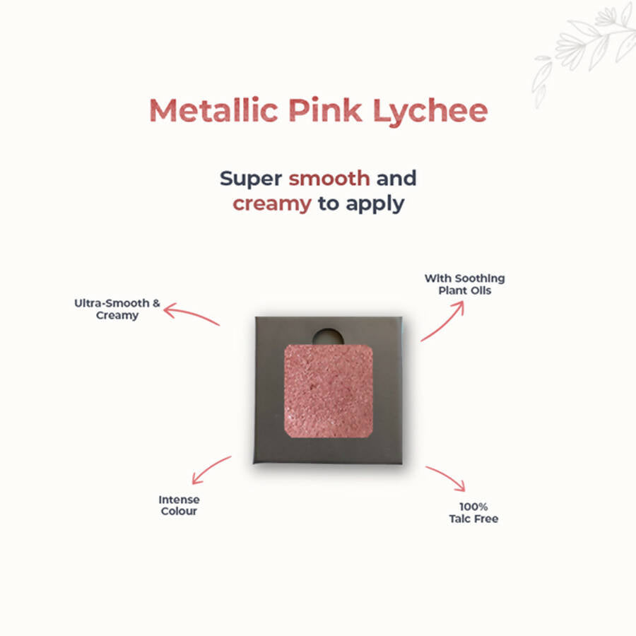 Disguise Satin Smooth Eyeshadow Squares - Metallic Pink Lychee 207 - Distacart
