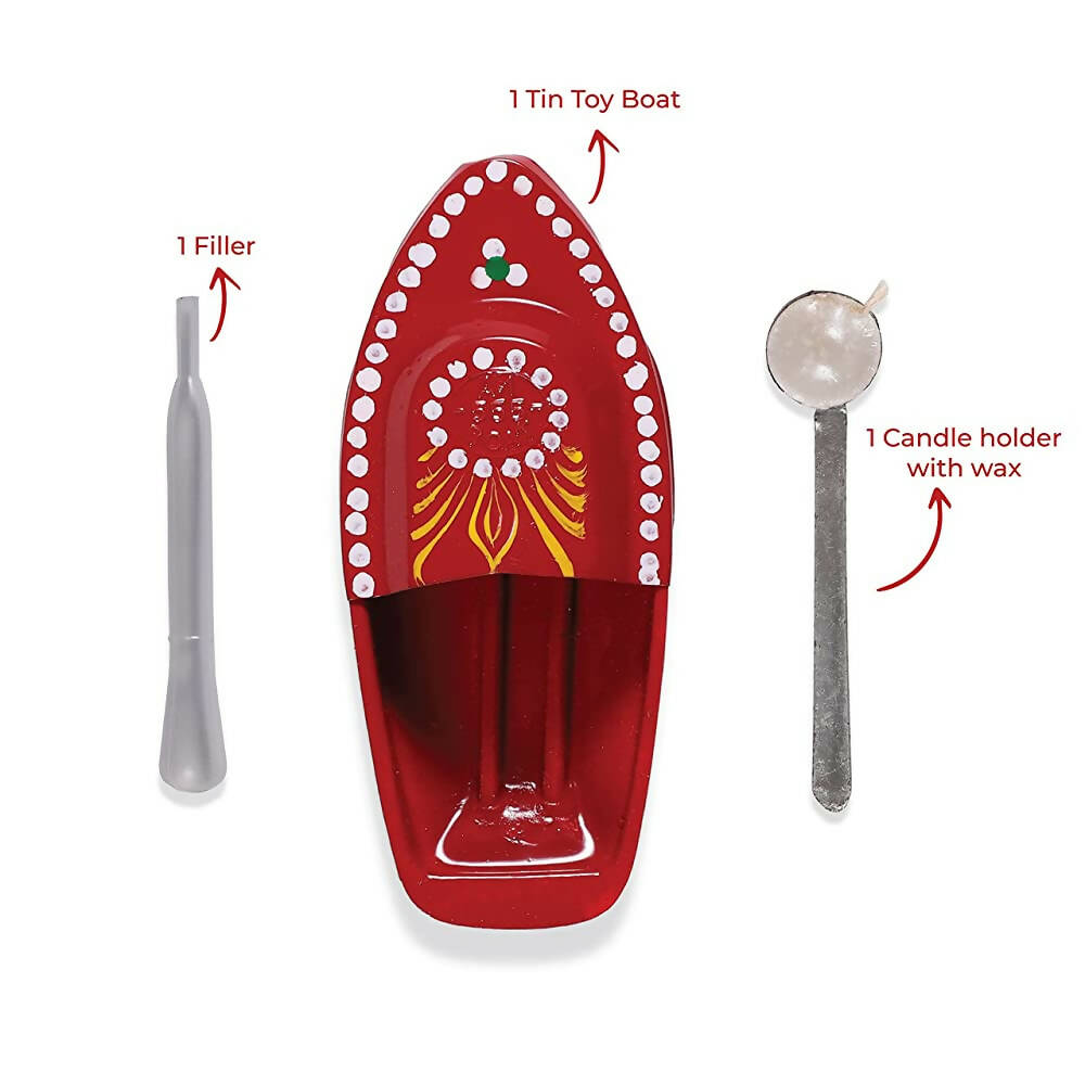 Desi Toys Putt Putt Nav/Steam Tin Boat - Distacart