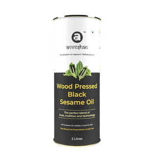 Anveshan Wood Pressed Black Sesame Oil - 1L