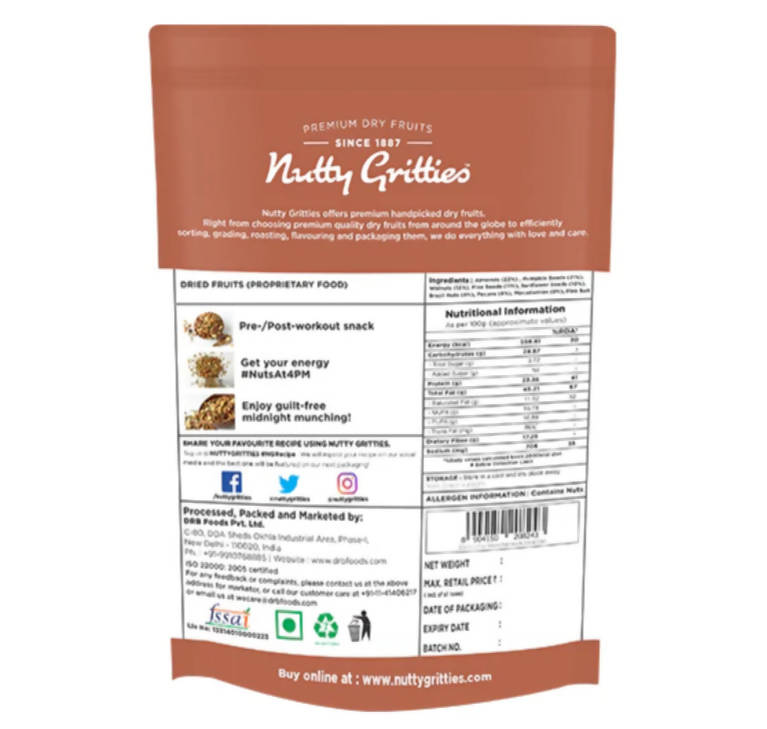 Nutty Gritties Keto-Friendly Nut Mix - Distacart