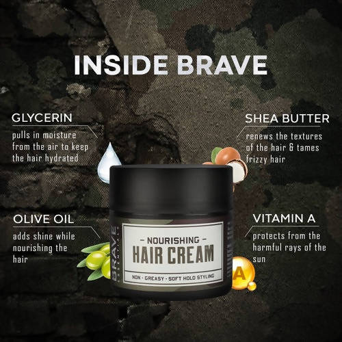 Brave Essentials Nourishing Hair Cream - Distacart