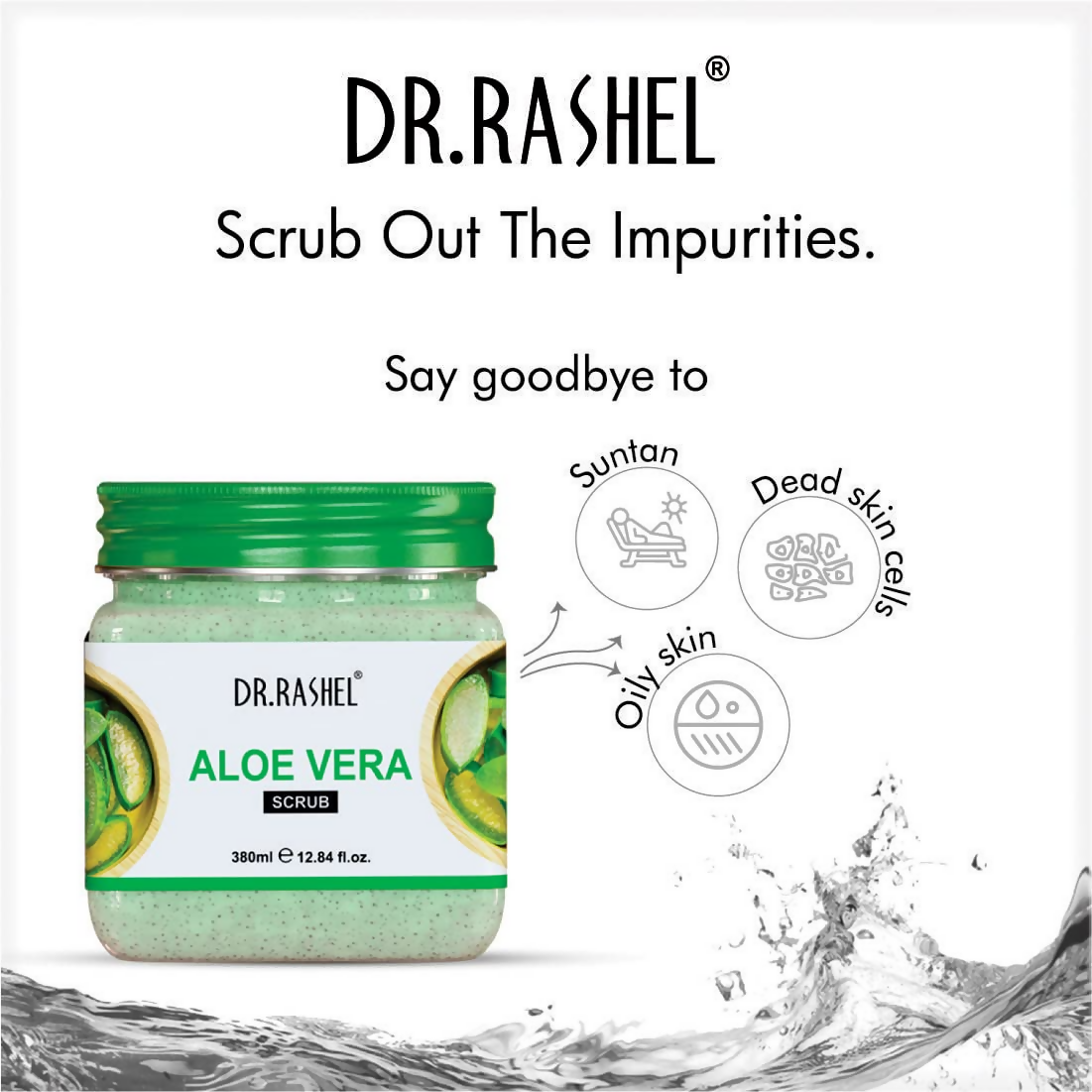 Dr.Rashel Aloe Vera Scrub For Face And Body - Distacart