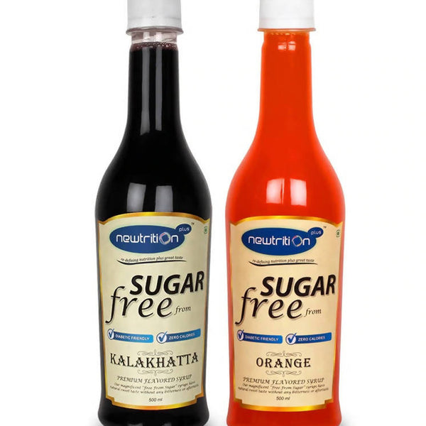 Newtrition Plus Sugar Free Kalakhatta & Orange Syrup