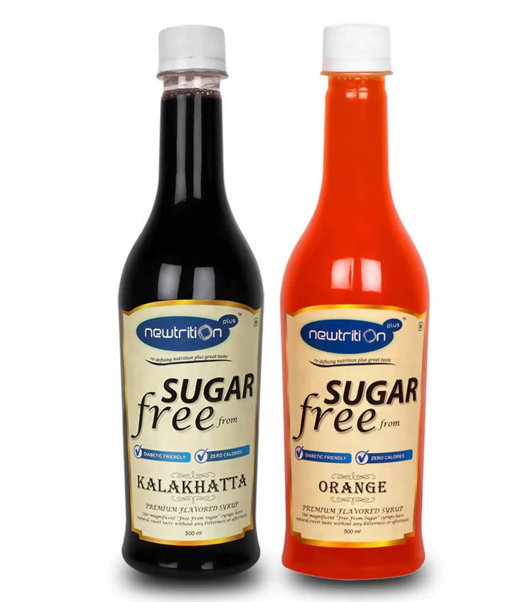 Newtrition Plus Sugar Free Kalakhatta & Orange Syrup