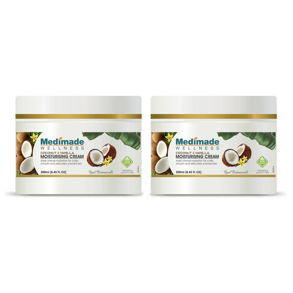 Medimade Wellness Coconut & Vanilla Moisturising Cream - Distacart
