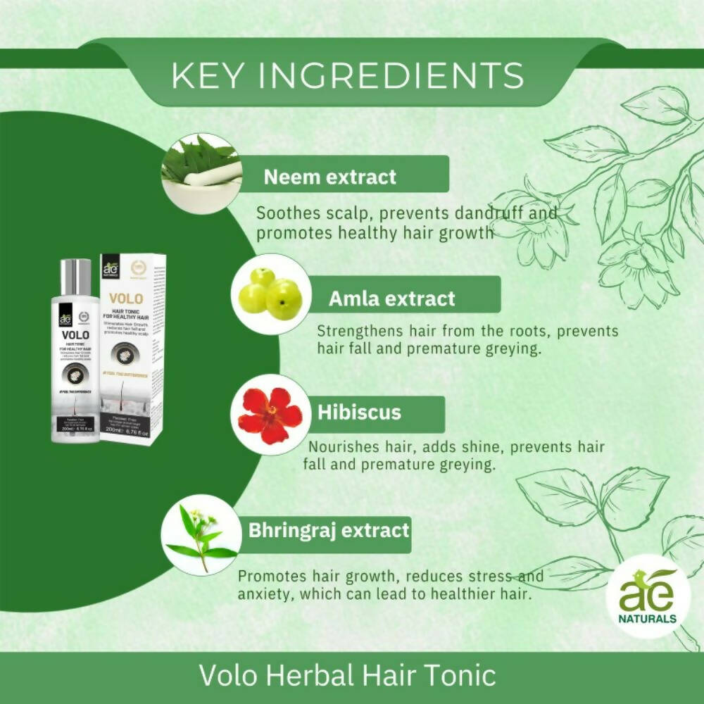 Ae Naturals Volo Herbal Hair Tonic - Distacart