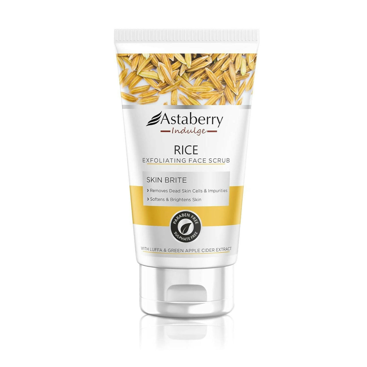 Astaberry Indulge Rice Exfoliating Face Scrub - Distacart