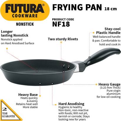 Hawkins Non-stick Frying Pan 18 cm Diameter 1 L (NF18) - Distacart