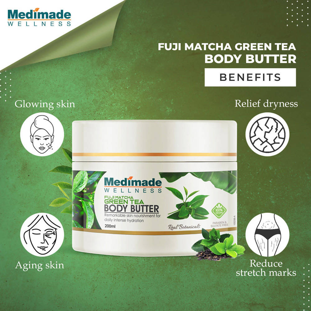 Medimade Wellness Fuji Matcha Green Tea Body Butter - Distacart
