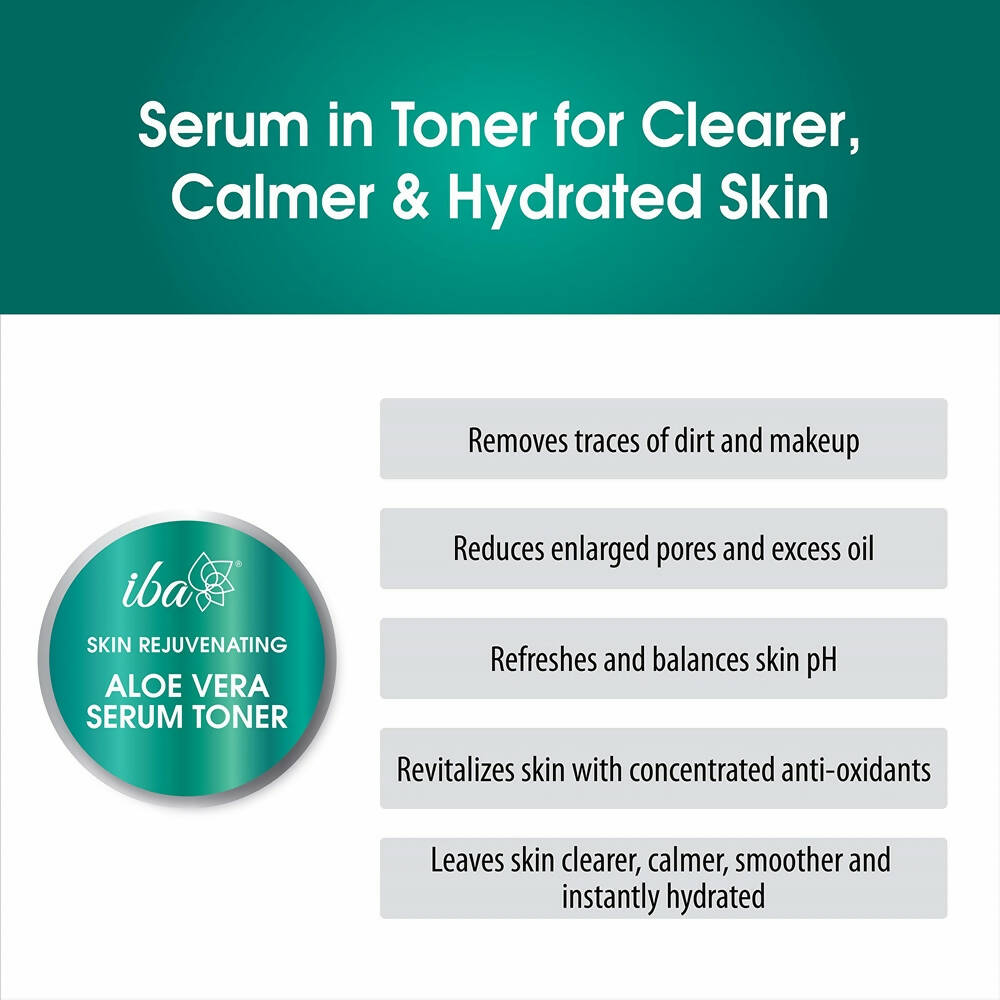 Iba Advanced Activs Crystal Clear Aloe Vera Serum Toner - Distacart