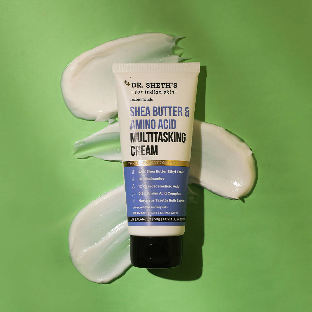 Dr. Sheth's Shea Butter & Amino Acid Multitasking Cream - Distacart