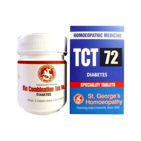 St. George's Homeopathy TCT 72 Tablets