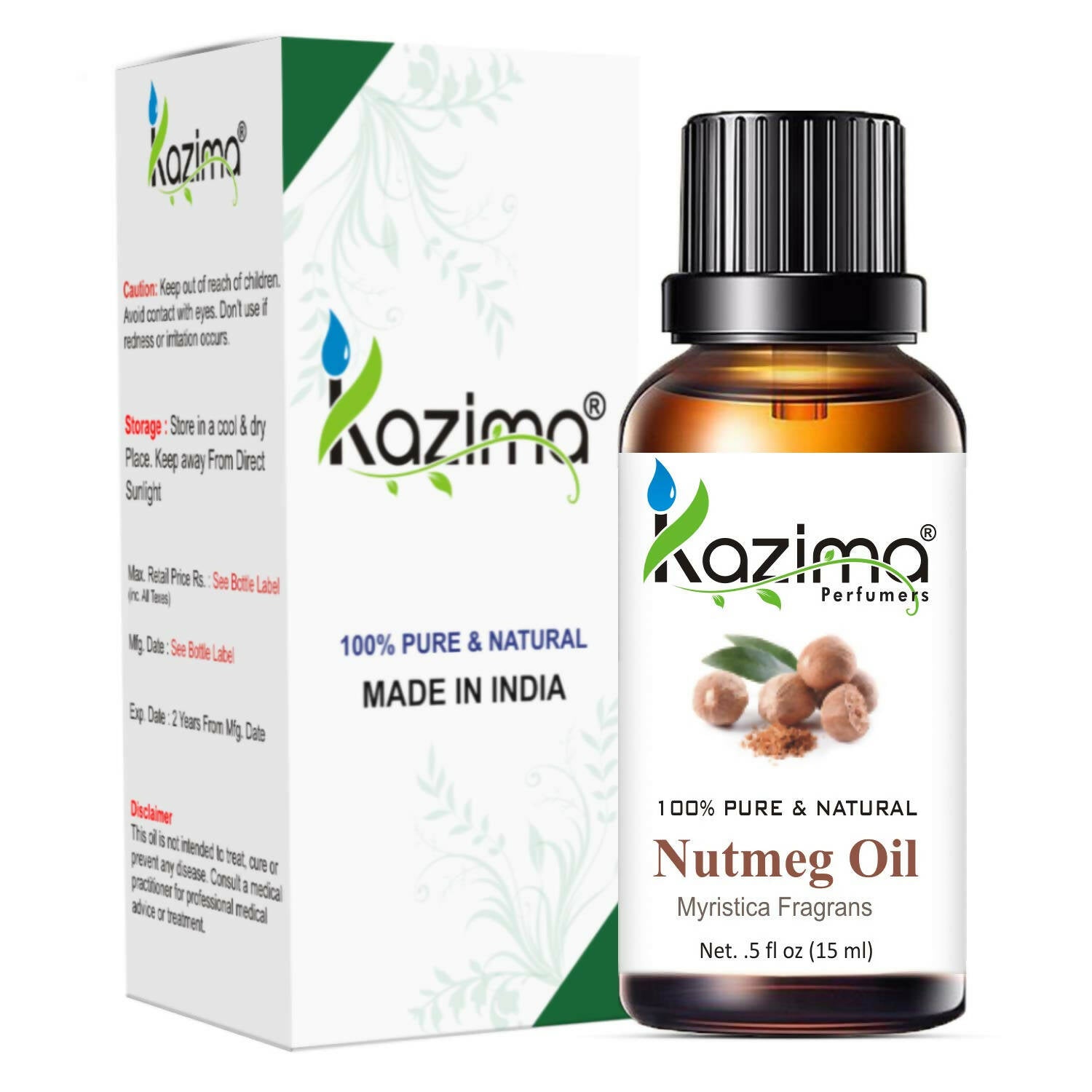 Kazima Nutmeg Essential Oil - Distacart