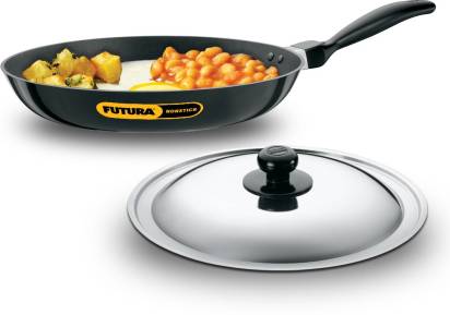 Hawkins Futura Non-stick Frying Pan 30 cm Diameter with Lid 1 L (NF30S) - Distacart