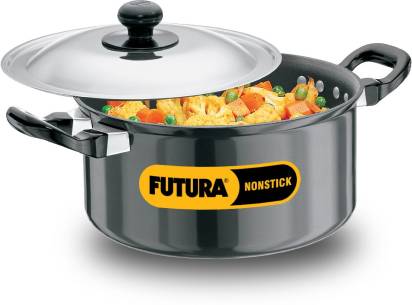 Hawkins Futura Non-stick Cook n Serve Stewpot 20 cm Diameter 3 L with Lid (NST30) - Distacart