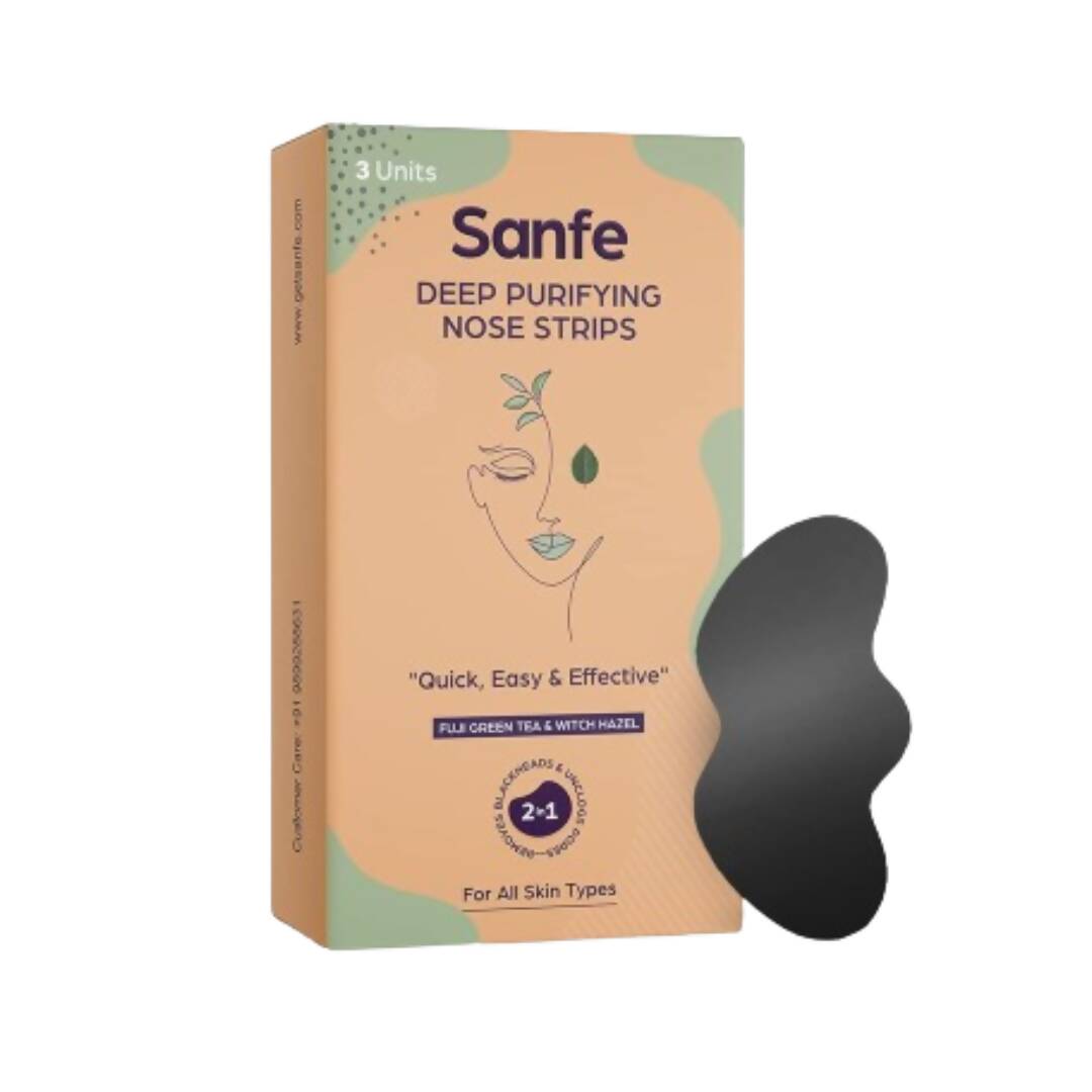 Sanfe Deep Purifying Nose Strips For Women - Distacart