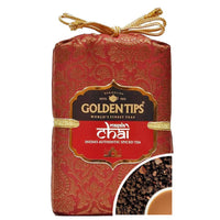 Thumbnail for Golden Tips Masala Chai India's Authentic Spiced Tea - Royal Brocade Cloth Bag - Distacart