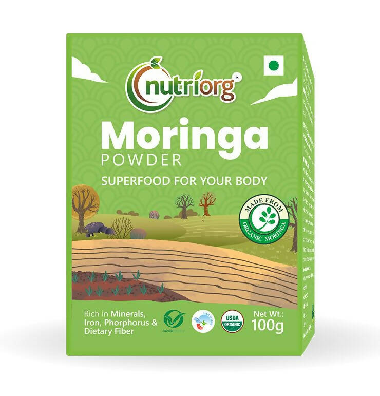 Nutriorg Certified Organic Moringa Powder - Distacart