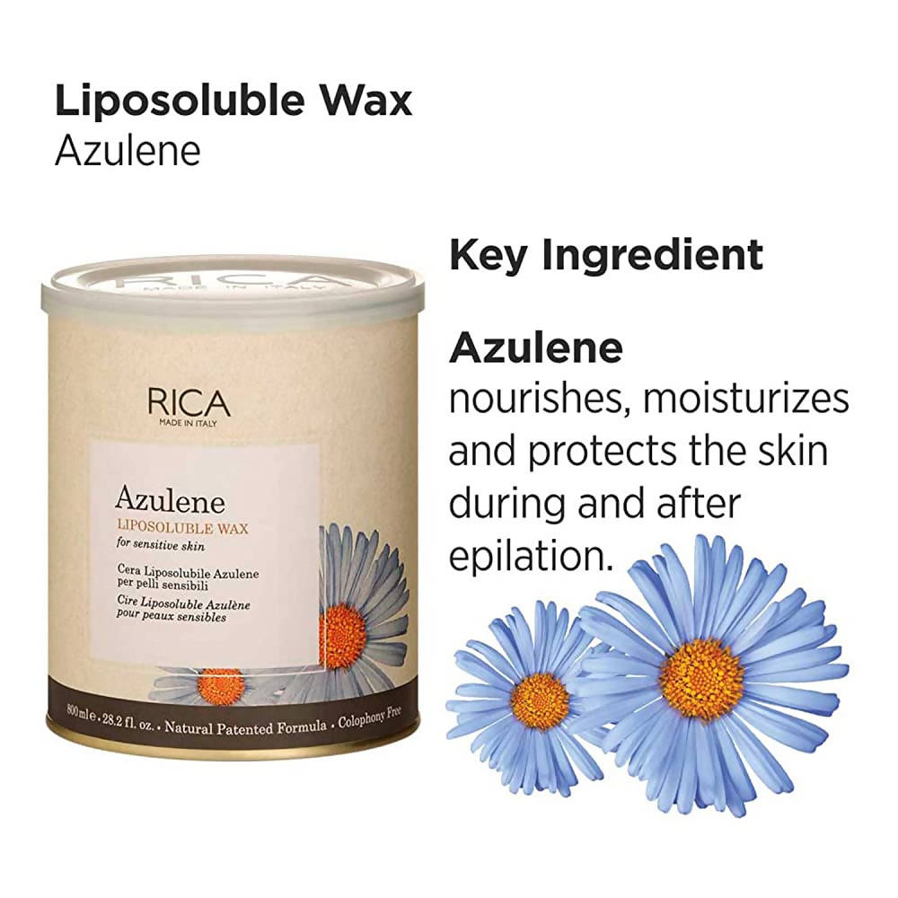 Rica Azulene Liposoluble Wax for Sensitive Skin - Distacart