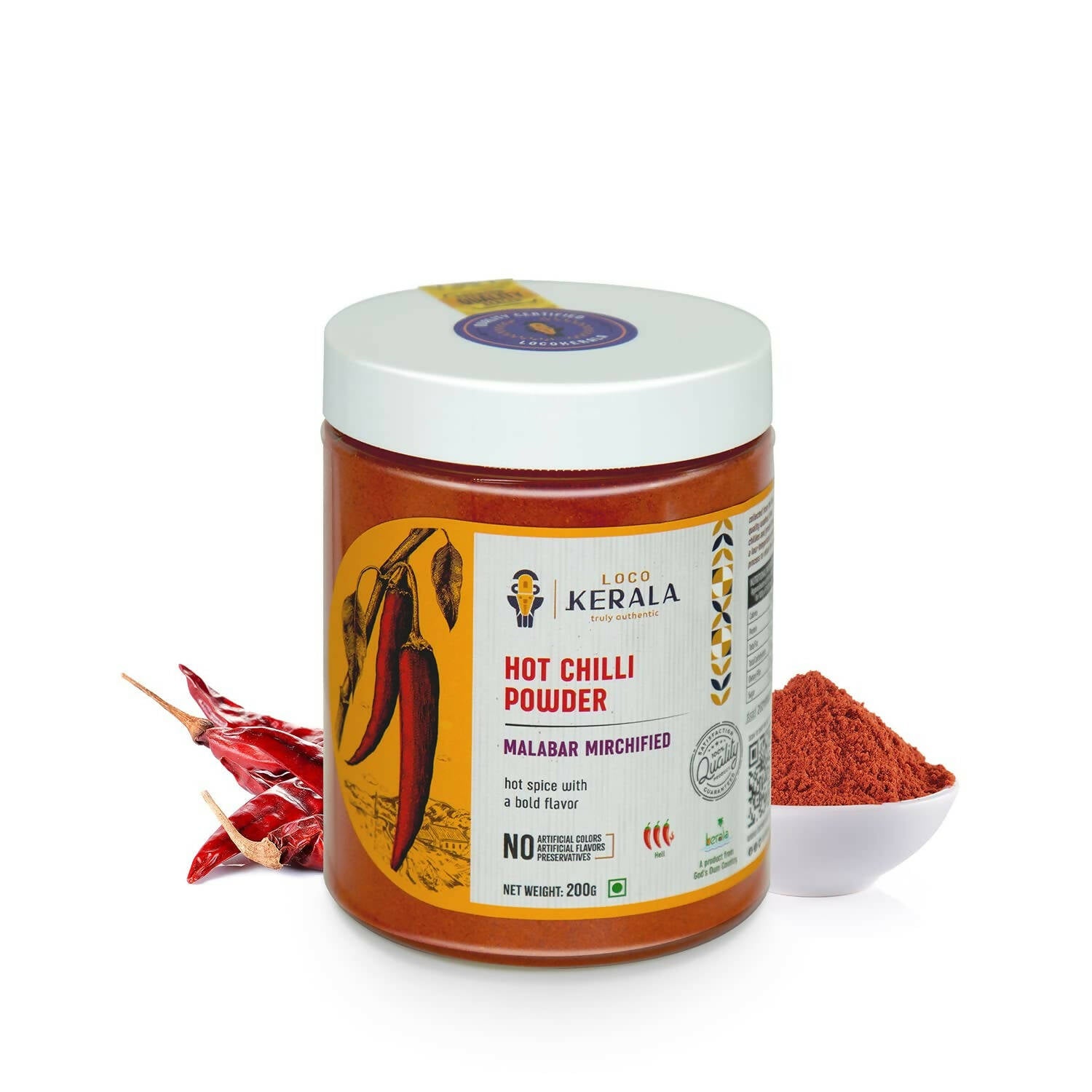 LocoKerala Malabar Mirchified Hot Chilli Powder - Distacart