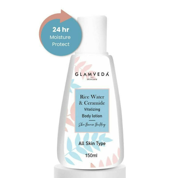 Glamveda Korean Rice Water & Ceramide Vitalizing Body Lotion - Distacart