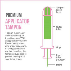 Sirona Premium Applicator Tampons - Regular Flow