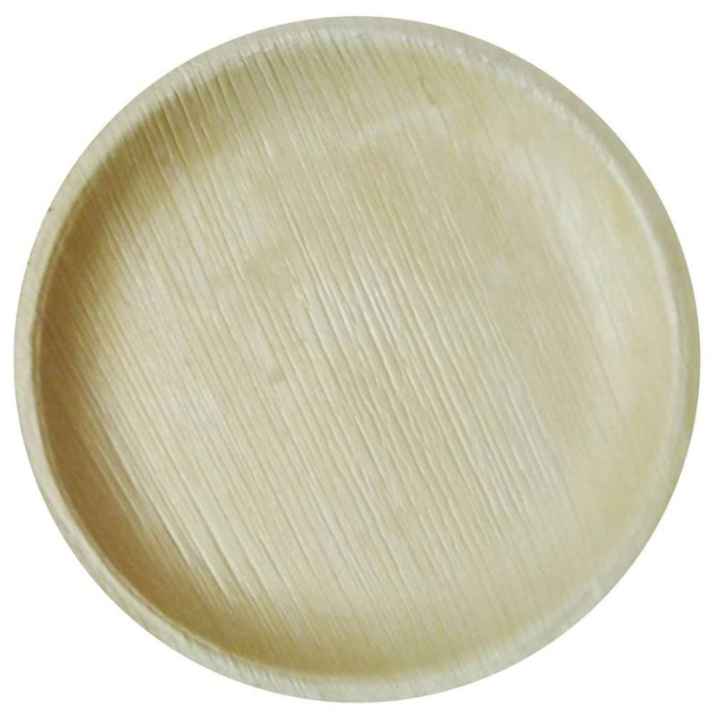 Eco Friendly Areca Leaf 8&quot; Round Shallow Plate
