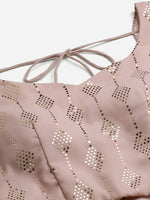 Thumbnail for Dusty Pink Georgette Sequence Work And Glistening Embellishments Lehenga Choli with Dupatta - Jivika - Distacart