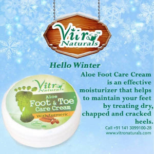 Aloe Foot & Toe Care Cream With Turmeric