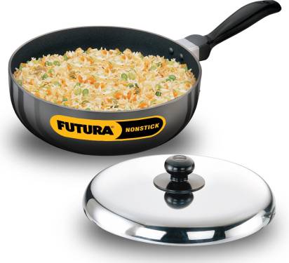 Hawkins Futura Non-stick All-Purpose Pan 22 cm Diameter with Lid 2.5 L (NAP25) - Distacart