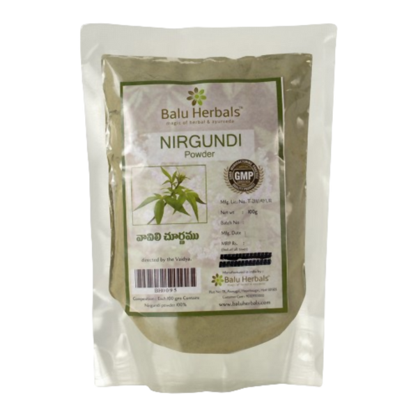 Balu Herbals Nirgundi (Vavili) Powder - Distacart