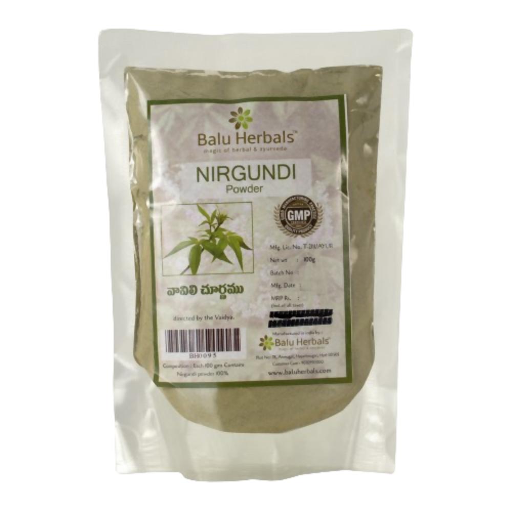 Balu Herbals Nirgundi (Vavili) Powder - Distacart