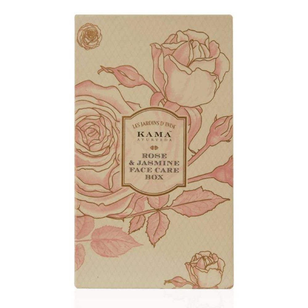 Kama Ayurveda Rose & Jasmine Face Care Gift Box 220 gm