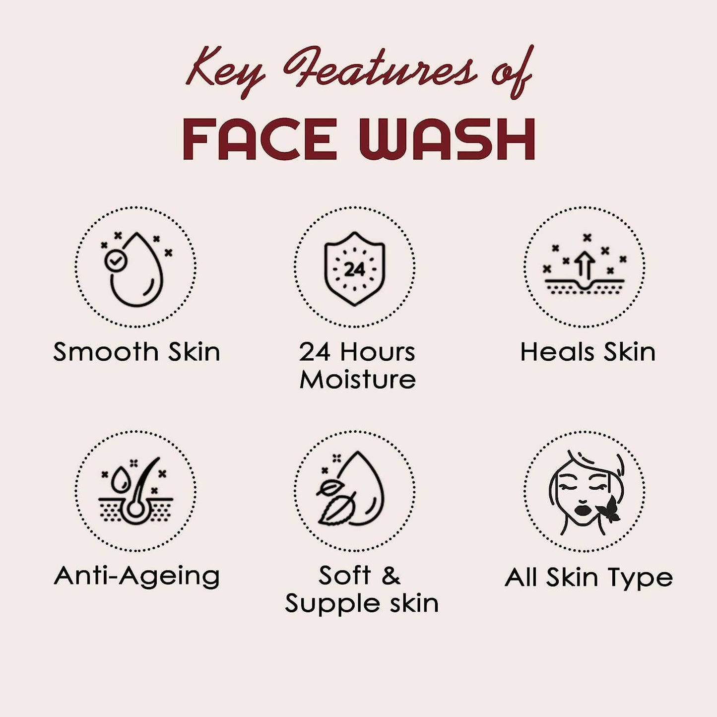 NutriGlow Advanced Organics Red Wine Face Wash - Distacart